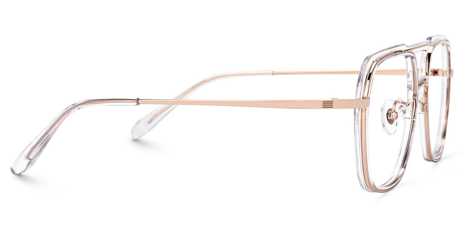 Rickey Gold Pilot Brille2