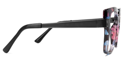 Reeves Blumenmuster Quadratische Brillen3