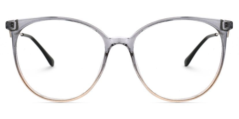 Babbage Grau Rund Brille