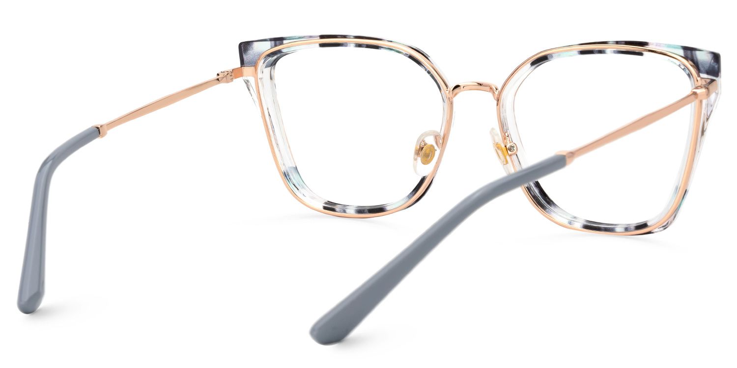 Joey Grau-Tortoise Rechteckig Brille3