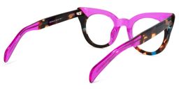 Godwin Lila-Schildkröte Cateye Brille4
