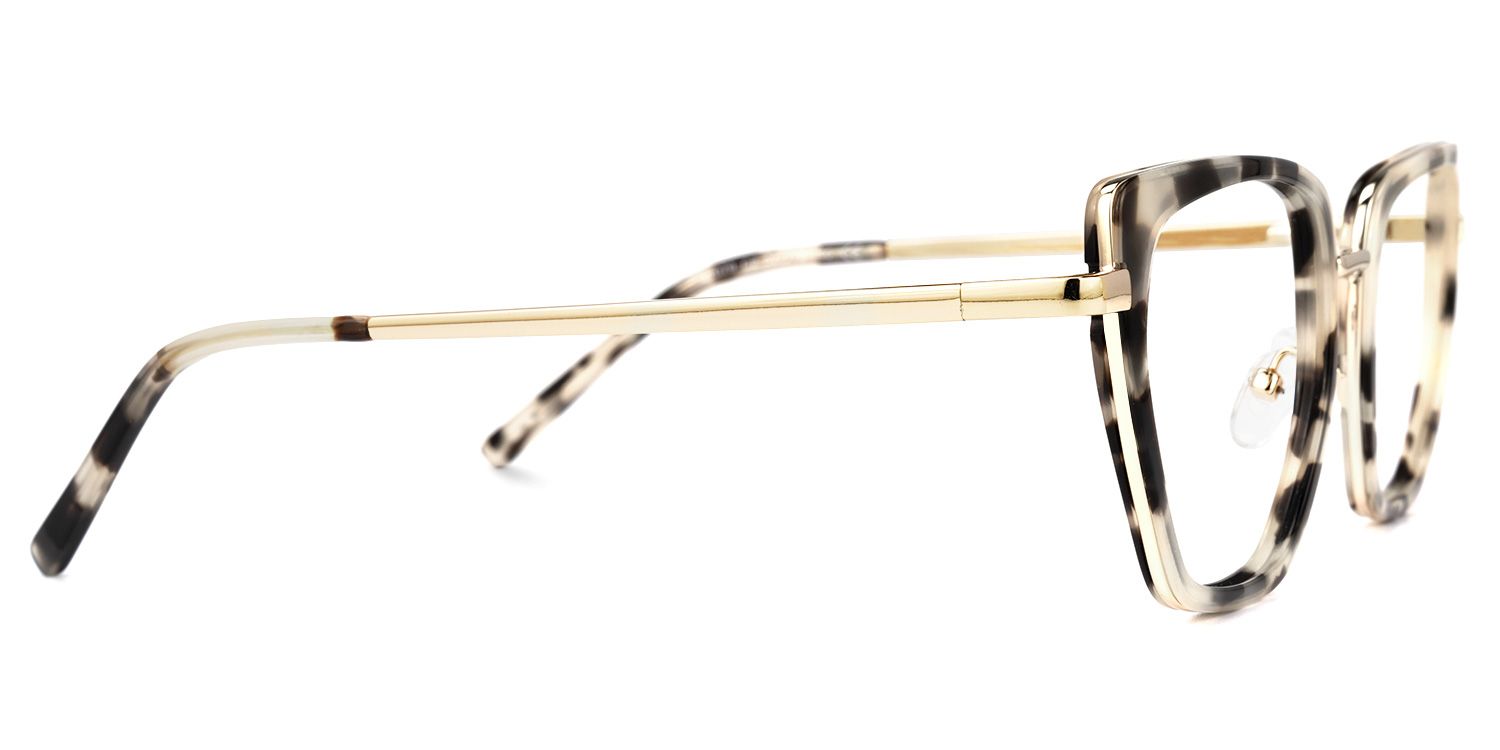 Quasar Schwarz-Tortoise Cateye Brille3