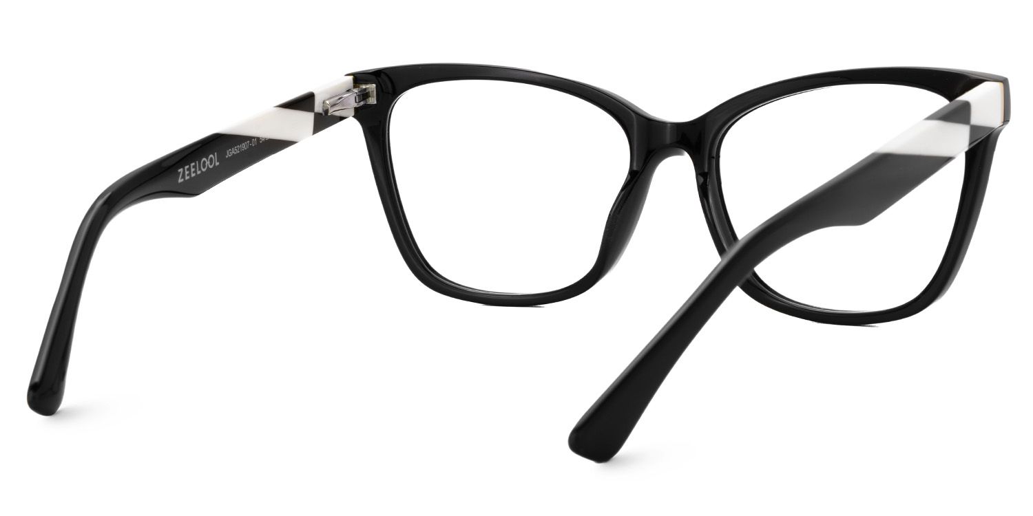 Shinana Schwarz Cateye Acetat Brille3