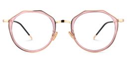 Helewise Rosa Geometrisch Brille0
