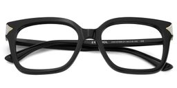 Shakeel Schwarz Quadratisch Brille1