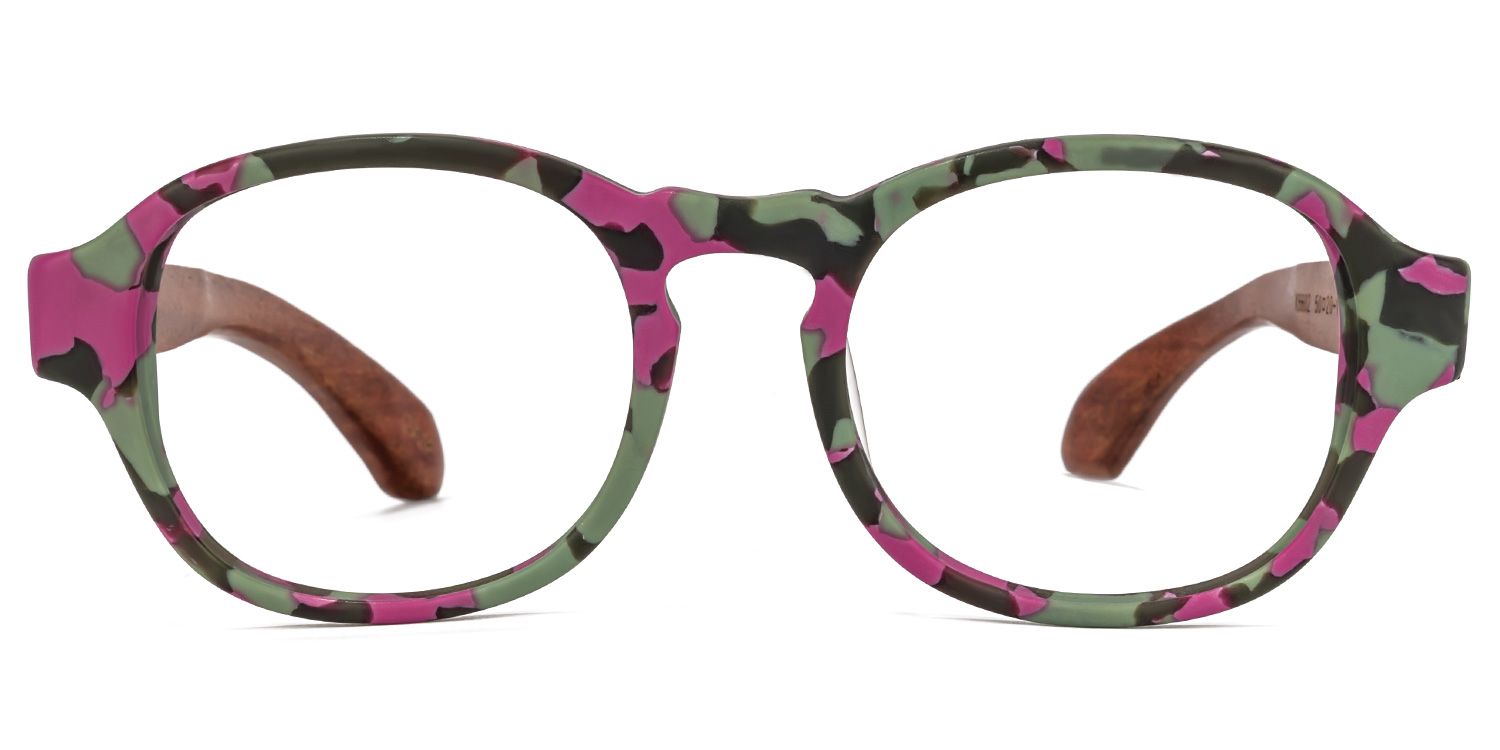 Orida Bunt-Tortoise Rund Brille0