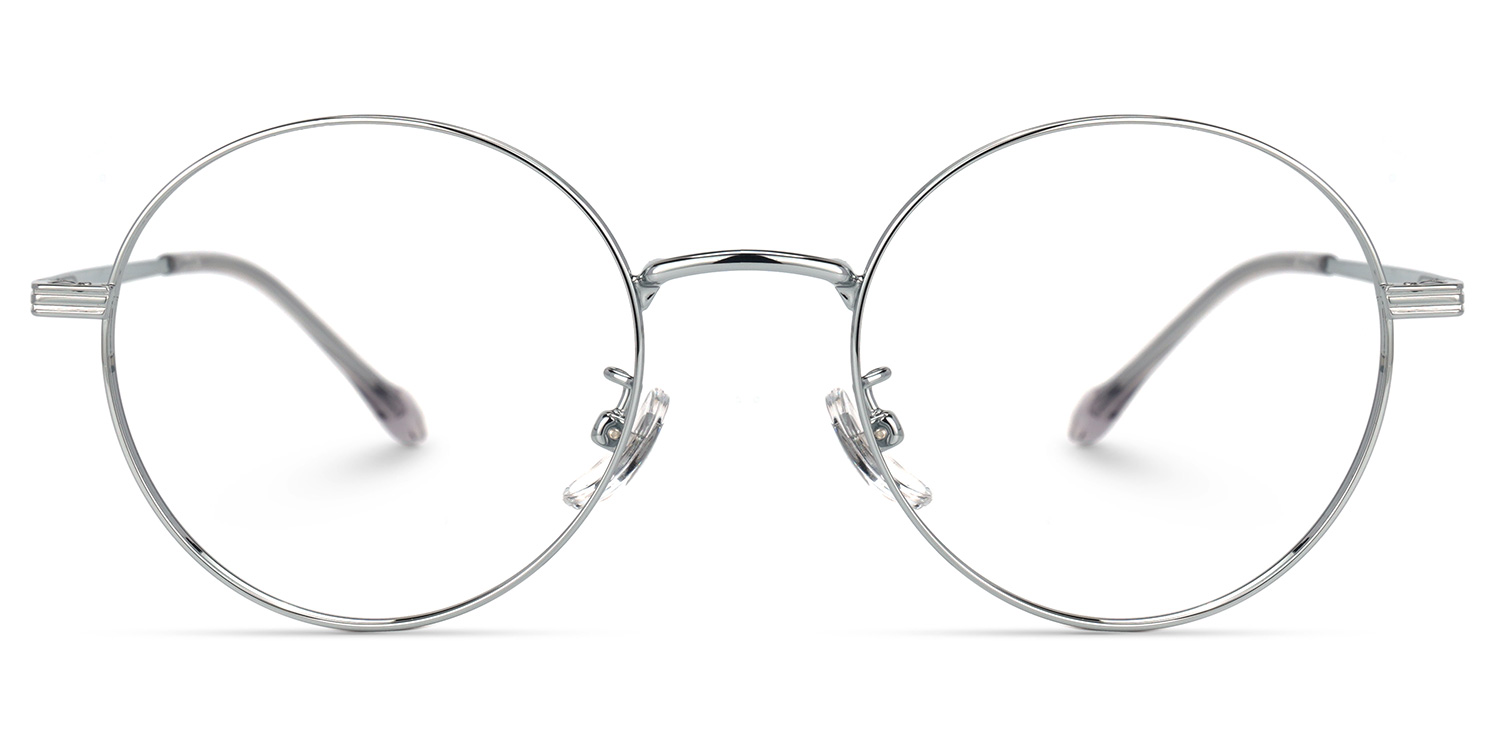 Aislin Silber Rund Brille0