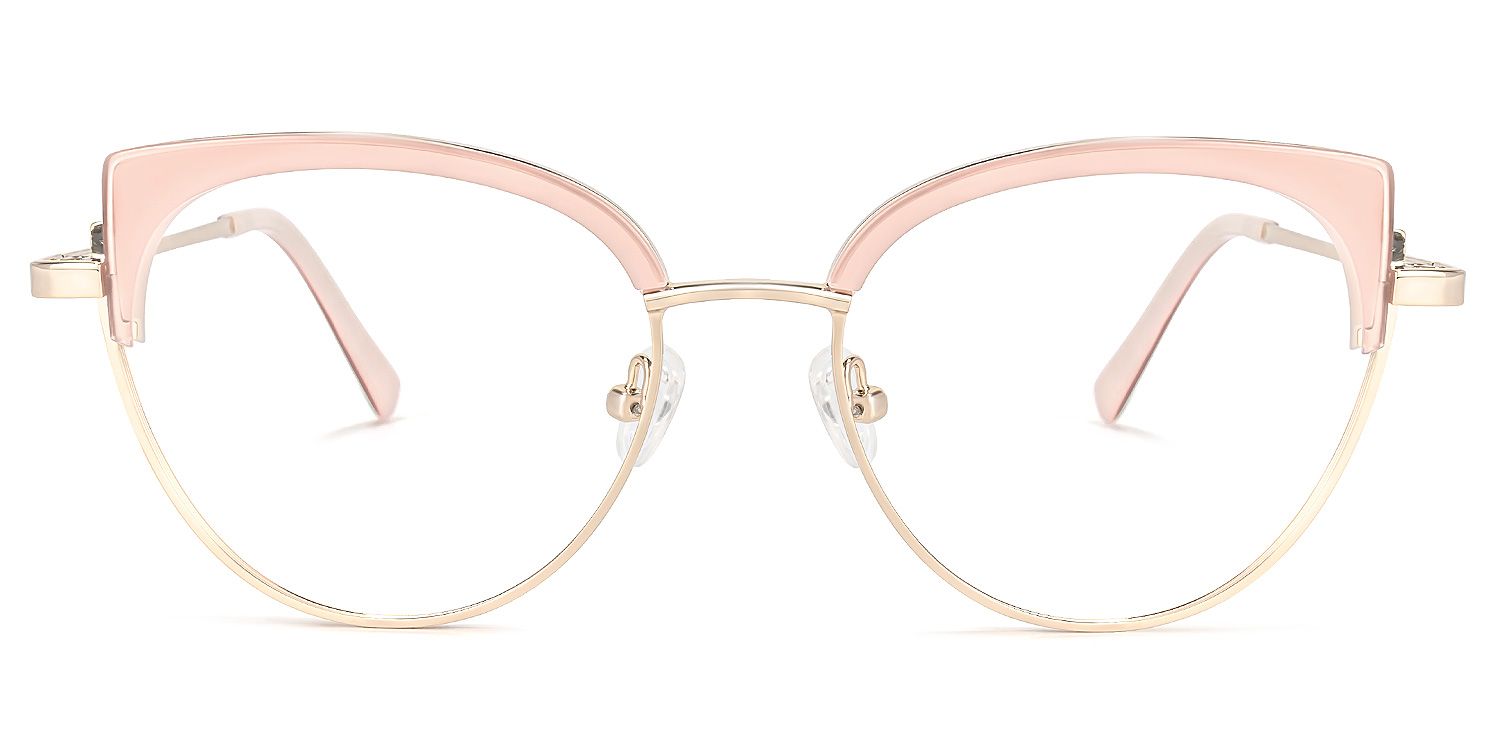 Lorchen Rosa-Gold Cateye Brille0