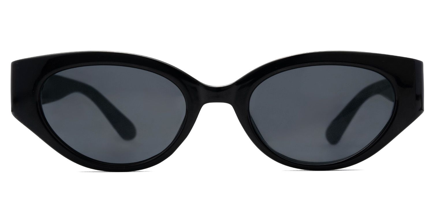Tobi Cat Eye Schwarz Sonnenbrille mit Sehstärke | ZEELOOL0