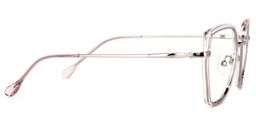 Lea Rosa Klar Geometrisch Brille3