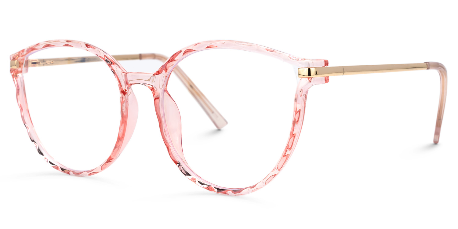 Rosita Blumenmuster-Rosa Cateye Brille1