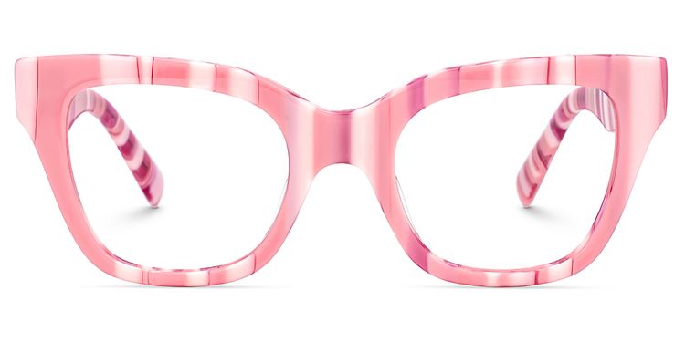 Nereyda Kaugummi Bunt Cateye Bonbon Brille