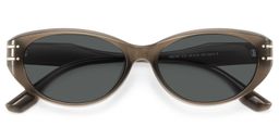 Lina Braun Cateye Sonnenbrille1