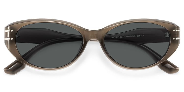 Lina Braun Cateye Sonnenbrille