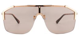 Ashbur Gold-Braun Geometrisch Sonnenbrille0