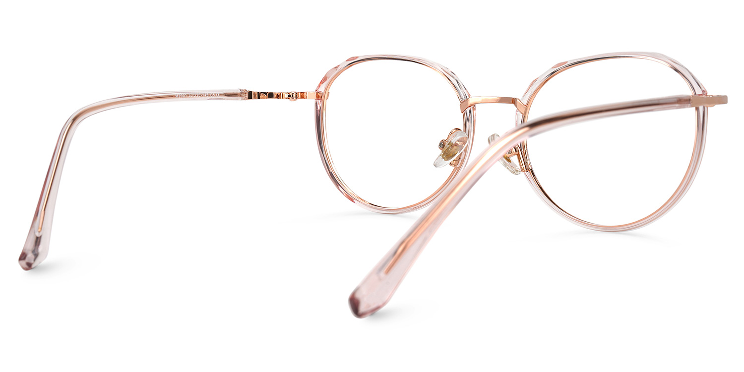 Kairos Rosa-Gold Rund Brille3