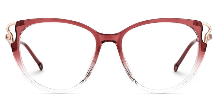 Chapman Rot Cateye Brille