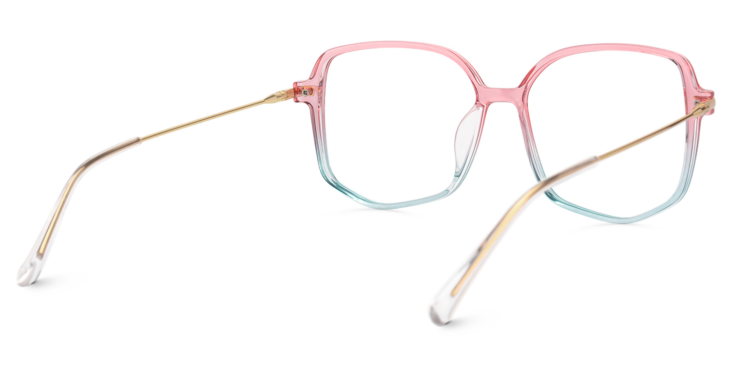 Payton Rosa-Blau Geometrisch Brille3