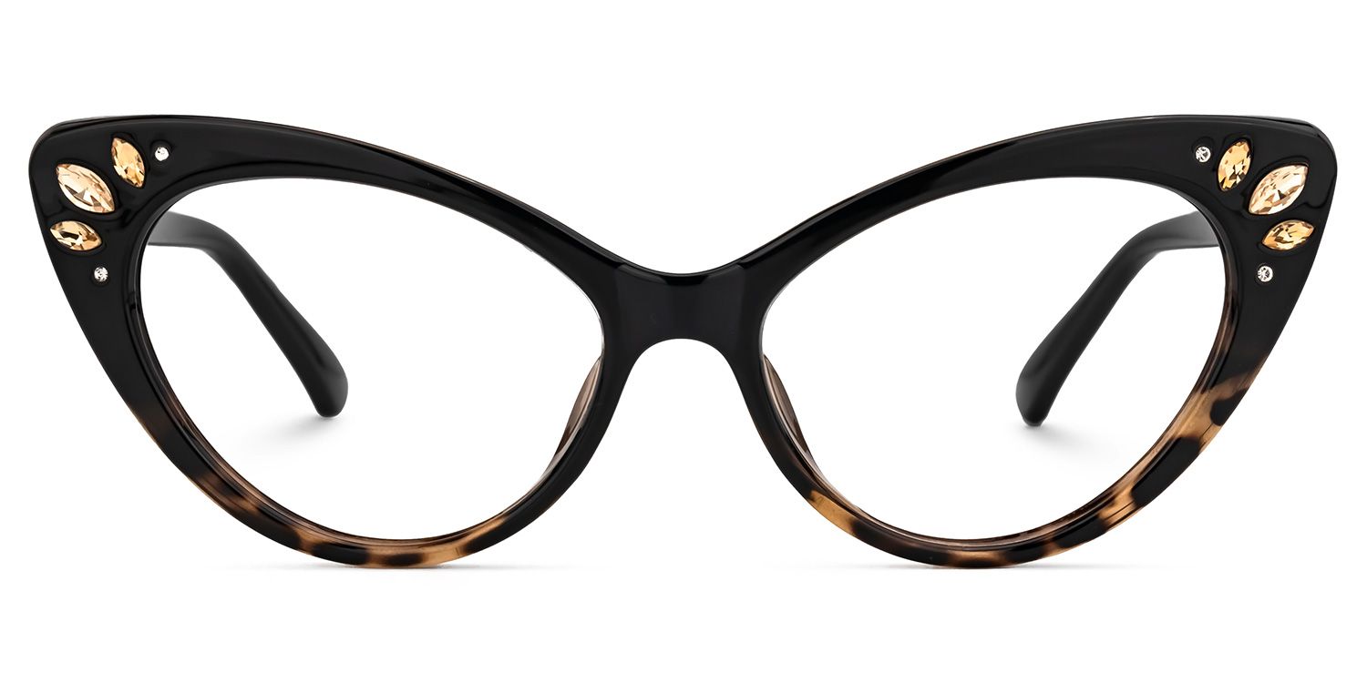 Zeke Schwarz Cateye Brille0