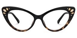 Zeke Schwarz Cateye Brille0
