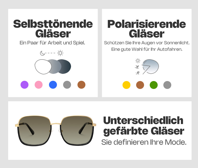 Perfecta Schwarz Quadratisch Brille