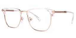 Jasmine Gold Rechteckig Brille1
