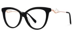 Sherrie Schwarz Cateye Brille3