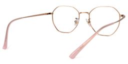 Laura Rosagold Geometrische Brille4