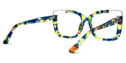 Dortch Bunt Quadratisch Brille2