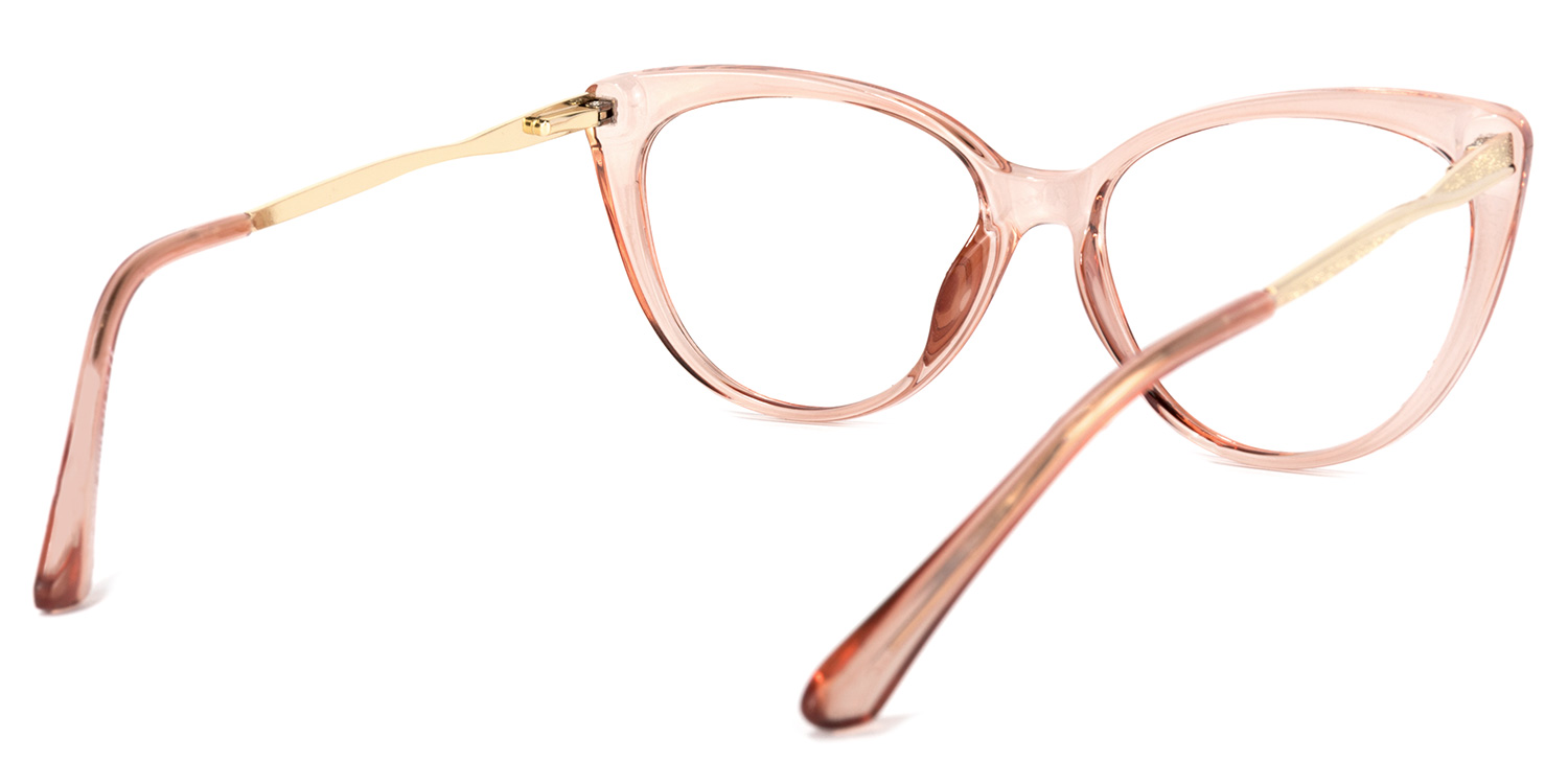 Marcus Champagner Kristall Cateye Brille4