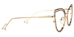 Mable Braune Tortoise Cateye Brille2