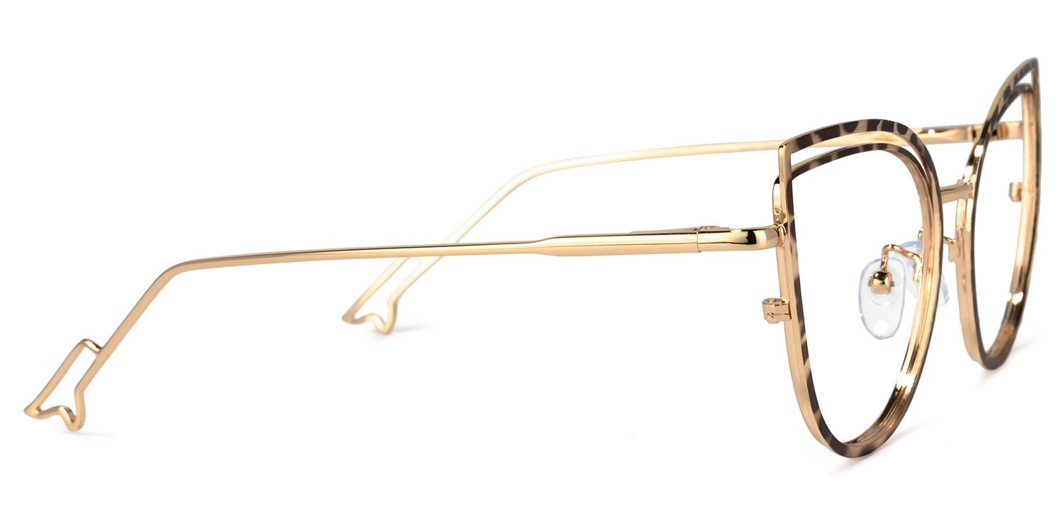 Mable Braune Tortoise Cateye Brille2