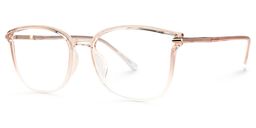 Mander Rosa Klar Quadratisch Brille1