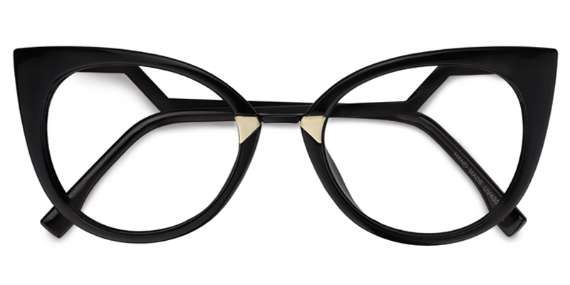 Jacqueline Schwarz Cat eye Brille5