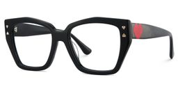 Jemia Schwarz Schmetterling Brille3