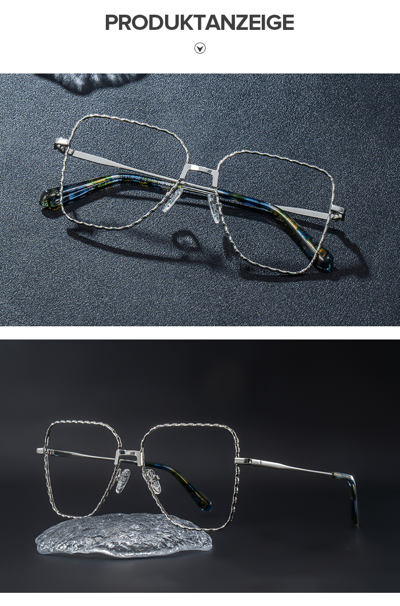 Teri Silber Pilot Brille