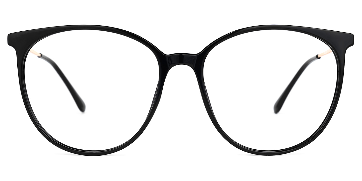 Babbage Schwarz Rund Brille