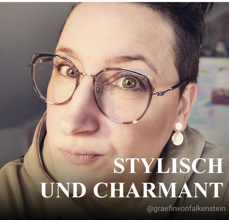 Ofelia Grau Geometrisch Brille