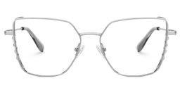 Jamison Silber Quadratisch Brille0