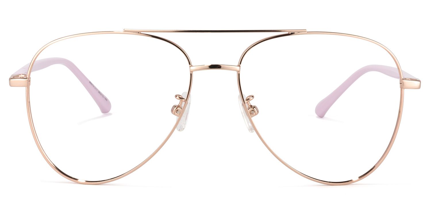 Paige Rosa Pilot Brille0