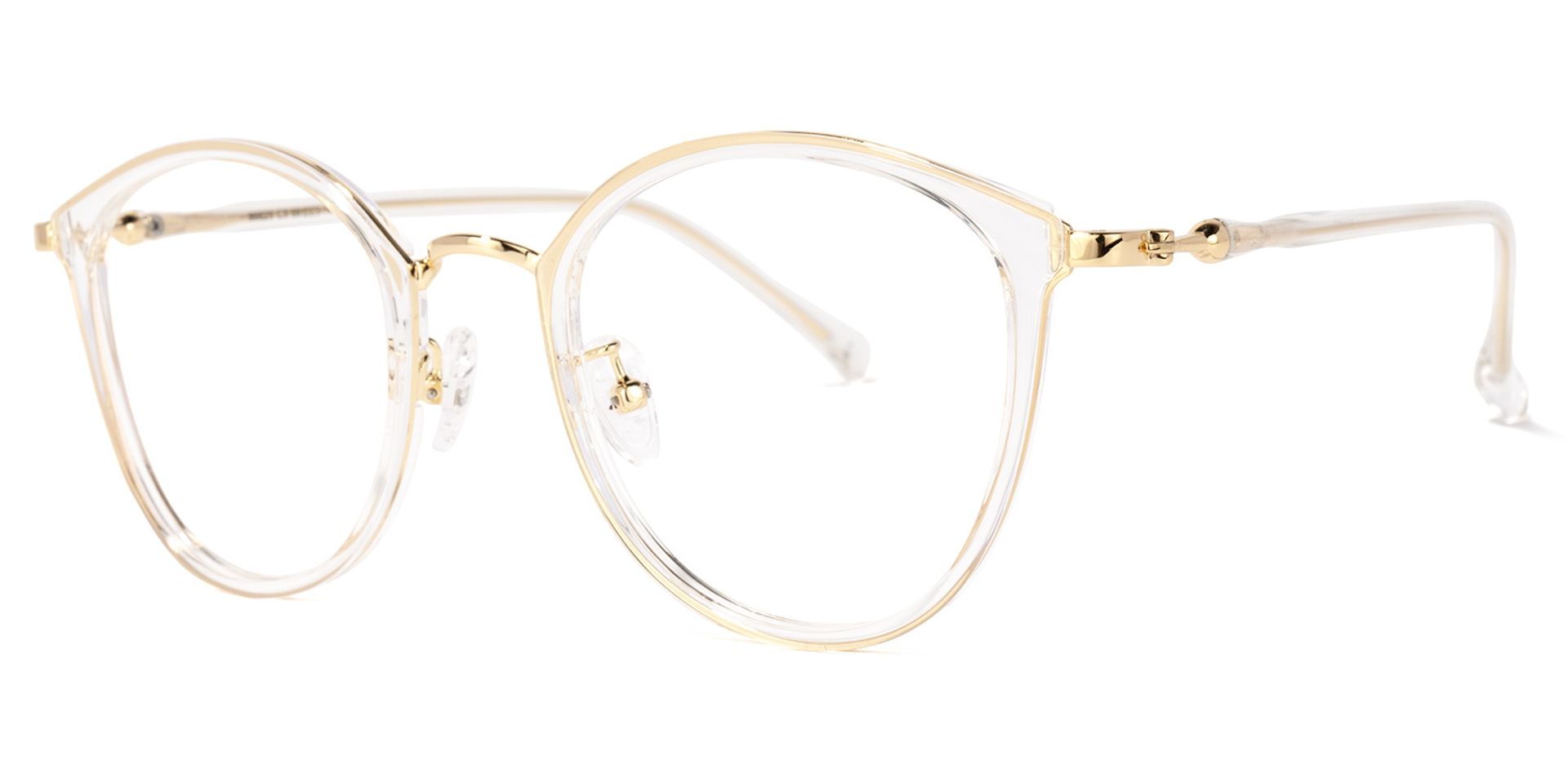Basilia Gold Cateye Brille1