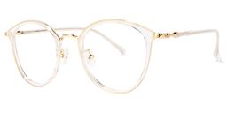 Basilia Gold Cateye Brille1