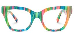 Nereyda Bunt Cateye Brille0