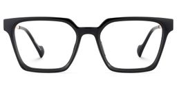 Mabel Schwarz Quadratisch Brille0