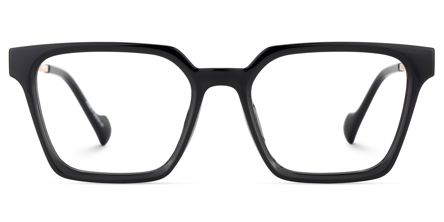 Mabel Schwarz Quadratisch Brille