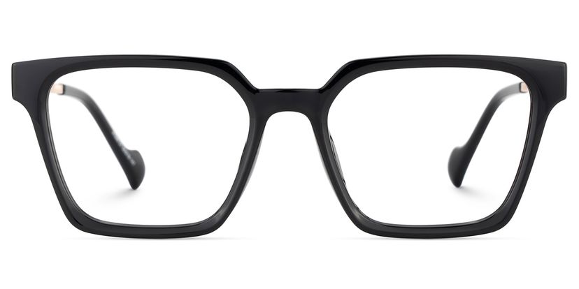 Mabel Schwarz Quadratisch Brille