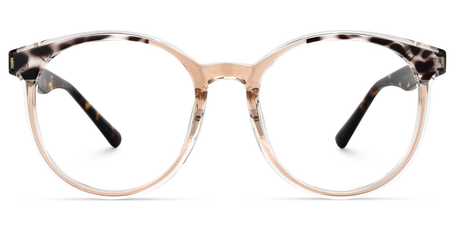 Gilda Beige Rund Brille1