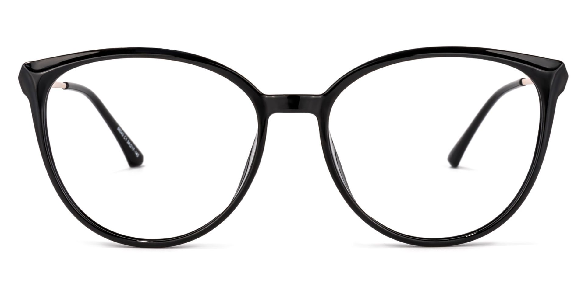 Omar Schwarz Cateye Brille0