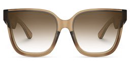 Kaylee Braun Quadratisch Bluetooth Sonnenbrille0