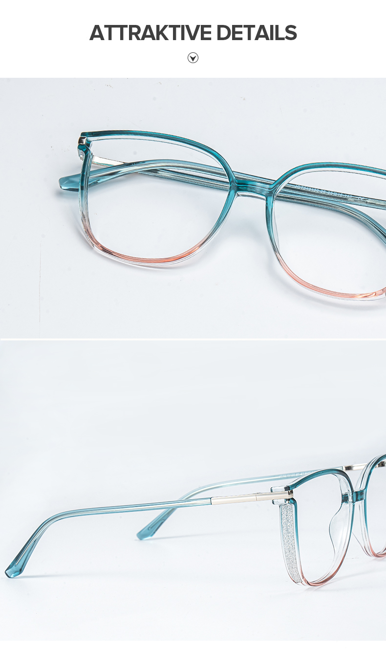 Walden Blau-Rosa Cateye Brille